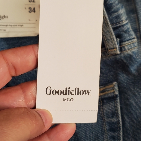 Goodfellow & Co straight leg light wash jeans 32×34 - Picture 8 of 10